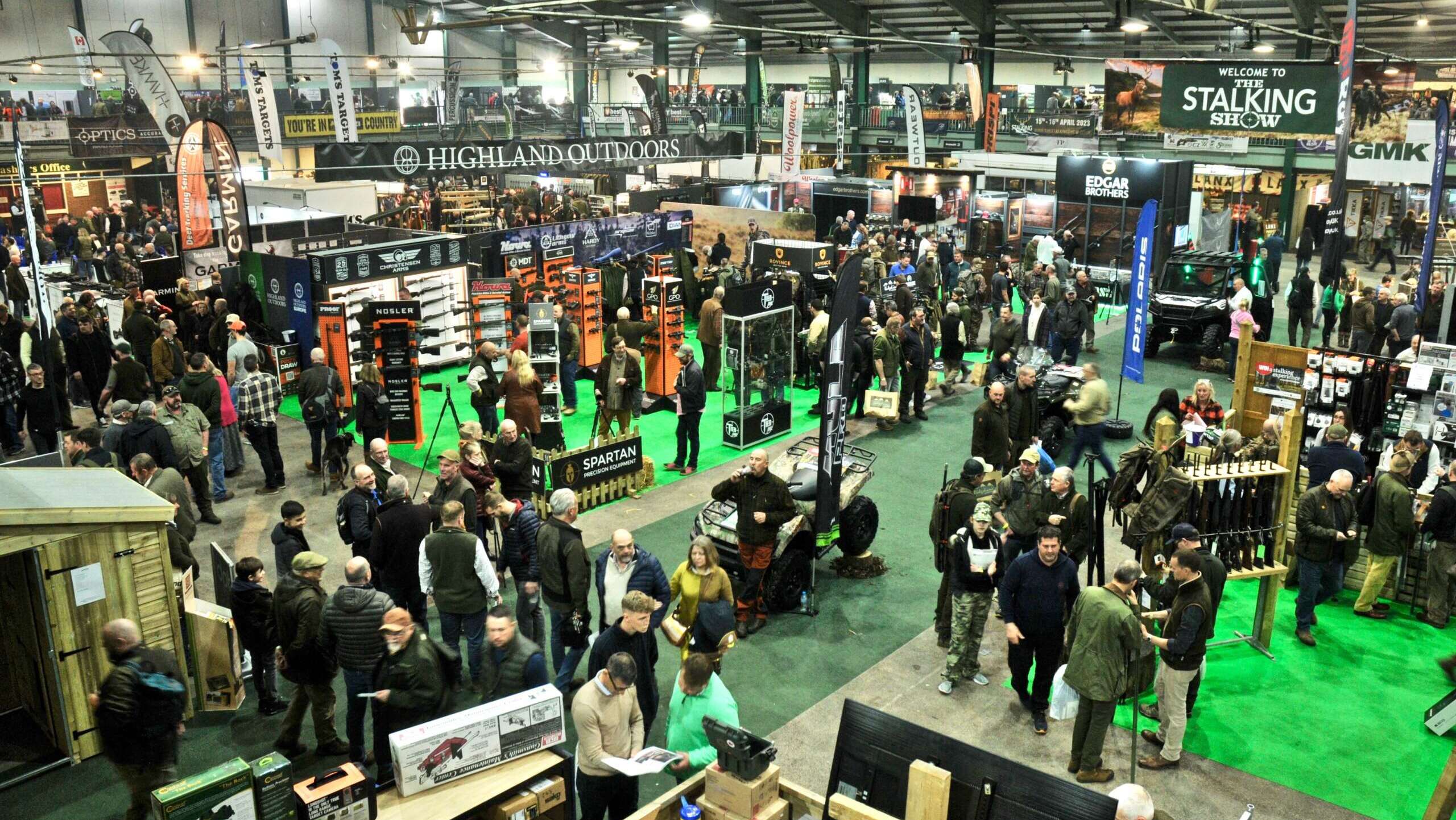 mass of people at a trade expo